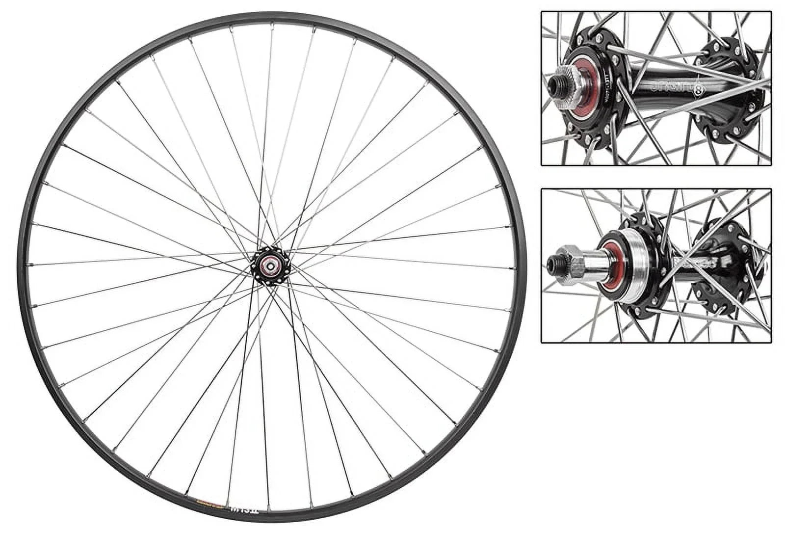 WM Wheels 700 622x13 Sun M13 Bk 36 Or8 Rd2100 Fw 5/6/7spqr Seal Bk 126mm Dti2.0s - Exclusive Design