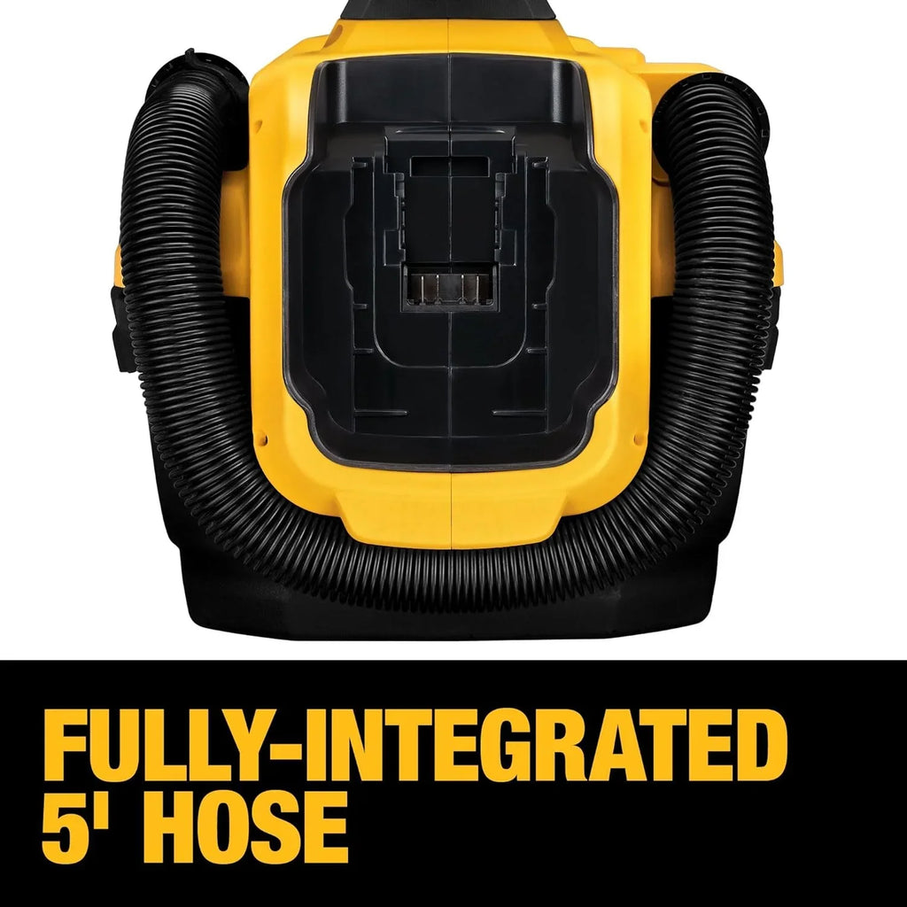 Stylish 20V MAX Cordless Wet-Dry Vacuum, Tool Only (DCV580H),Black, Yellow, 17.10 Inch x 12.80 Inch x 12.30 Inch