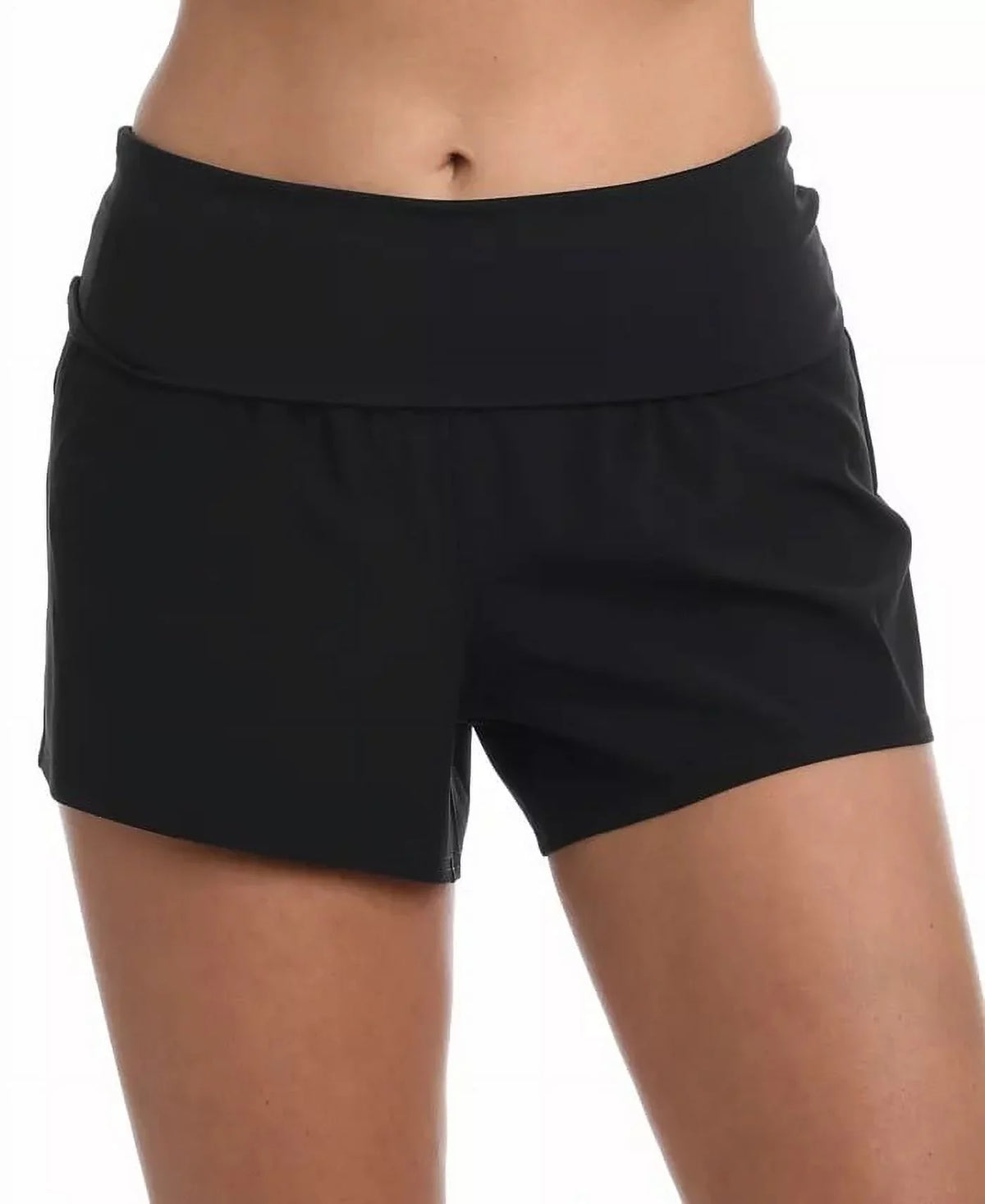 Stylish La Blanca Women's All Aboard 3" Board Short, Black//All Aboard, XL