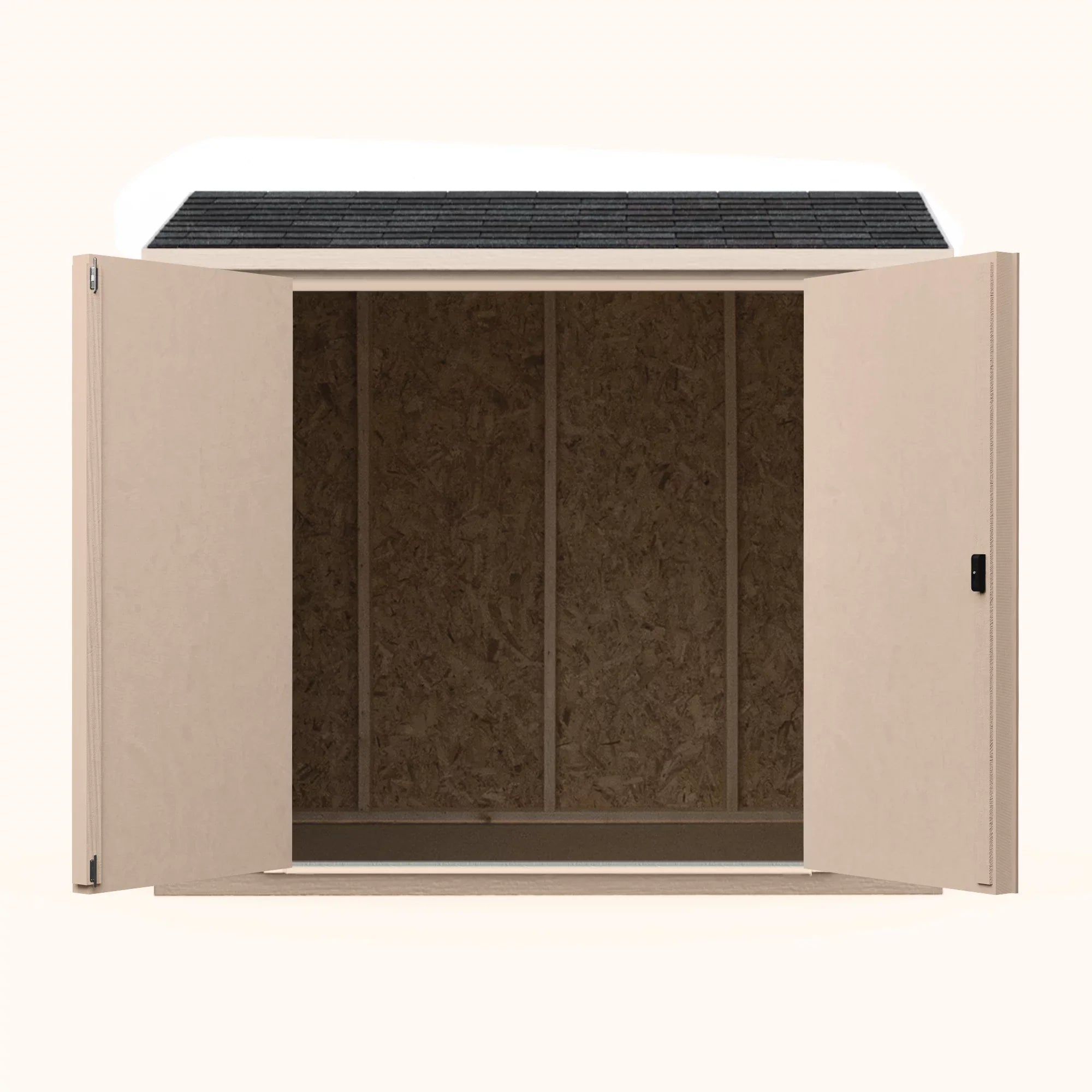 Handy Home Products Fremont 4 ft. x 8 ft. Lean-To Storage Shed - Exclusive Design