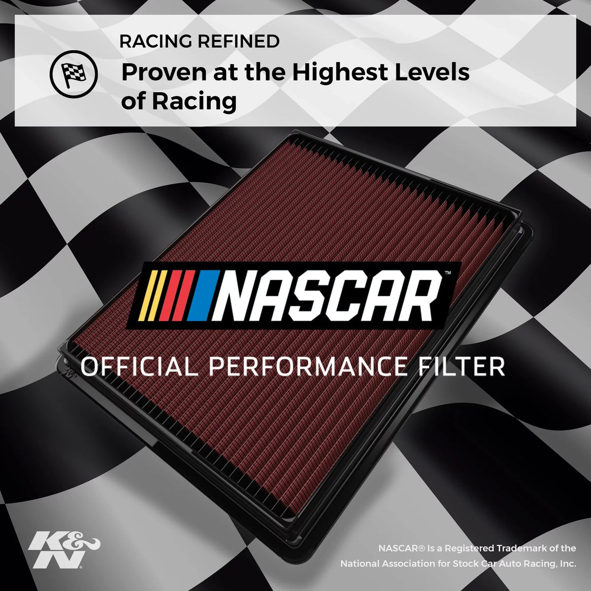 Stylish K&N Engine Air Filter: High Performance, Premium, Washable, Replacement Filter: 2006-2012 FORD/MERCURY (Fusion, Milan), 33-2357