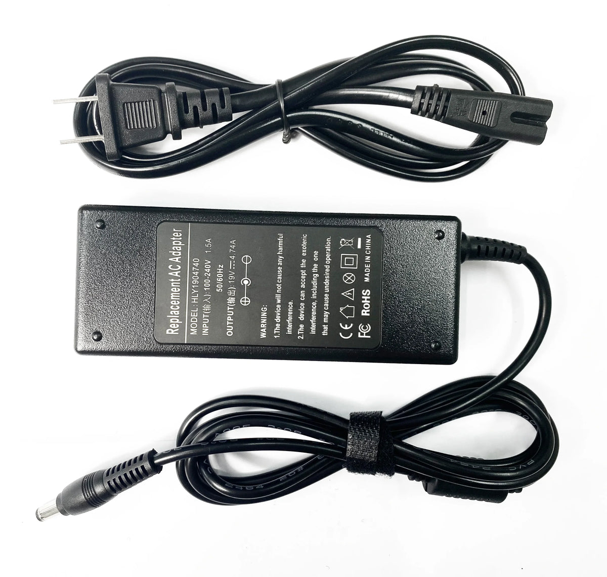 Laptop AC Adapter Charger for X54F X53SD-SX1359V X5GAG-XX052V X5GAG-XX052V-R X43TA-VX036V-8 X43TA-VX052D X5DC-SX031V X5DE-V140SCGDWW X751LJ-TY148H X751LK-T4007D X751LN-TY092H-8 X751M X751S U35