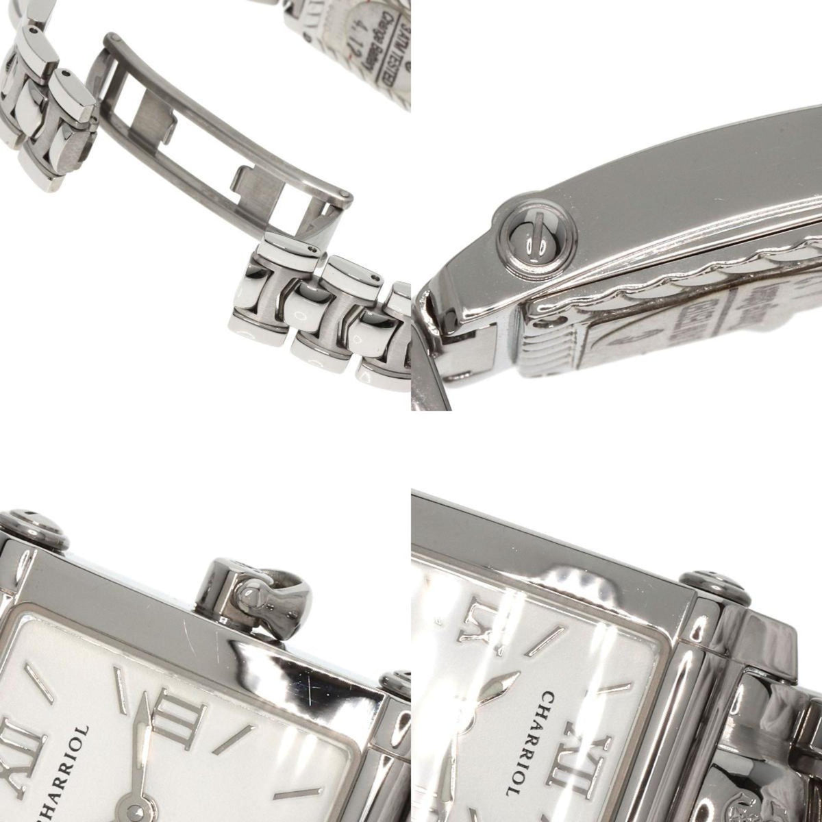 Stylish Pre-Owned Philippe Charriol Ref.9012911 Columbus Watch Stainless Steel/SS Ladies PHILIPPE CHARRIOL (Good)