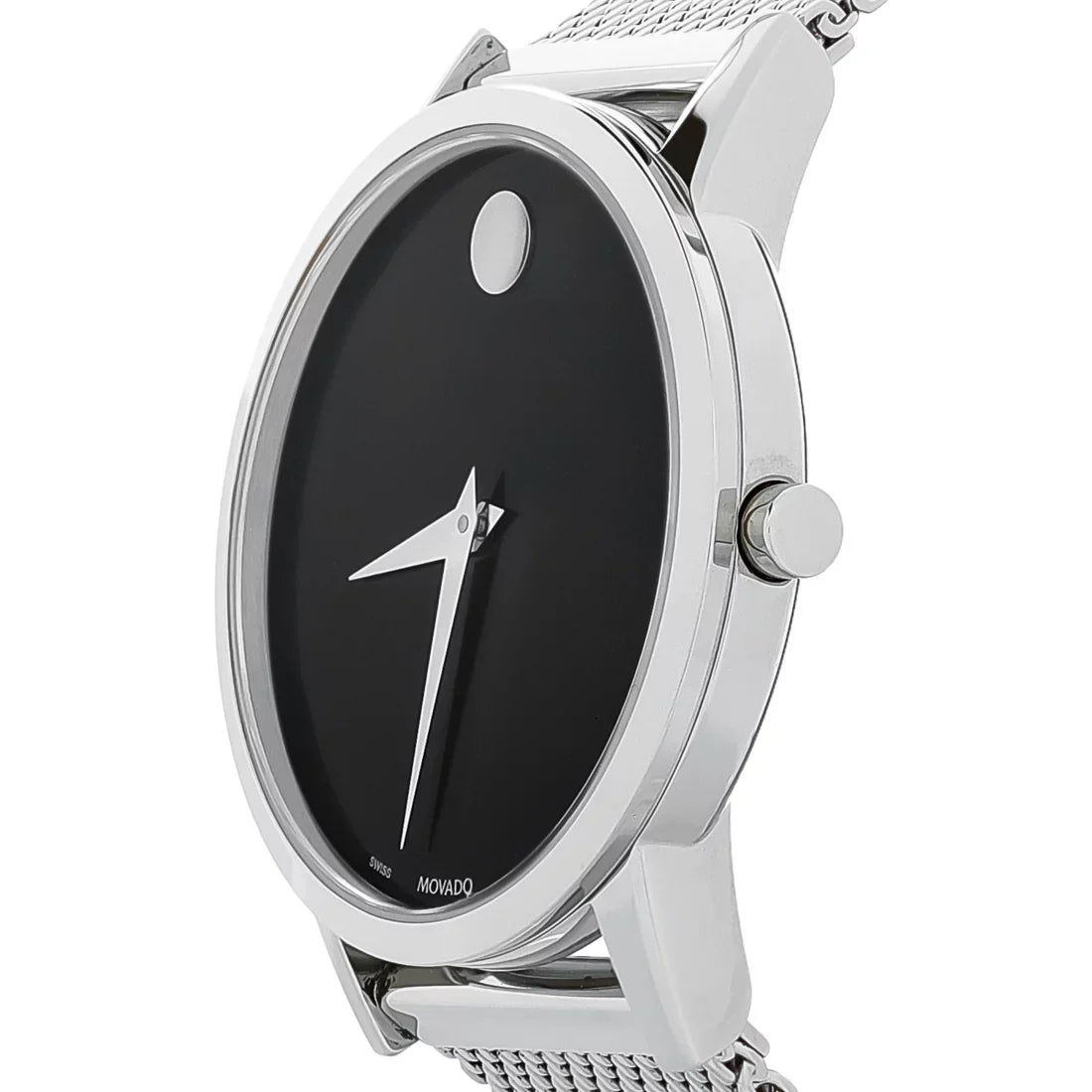 Movado Classic Museum Ladies Stainless Steel Swiss Quartz Watch 0607646