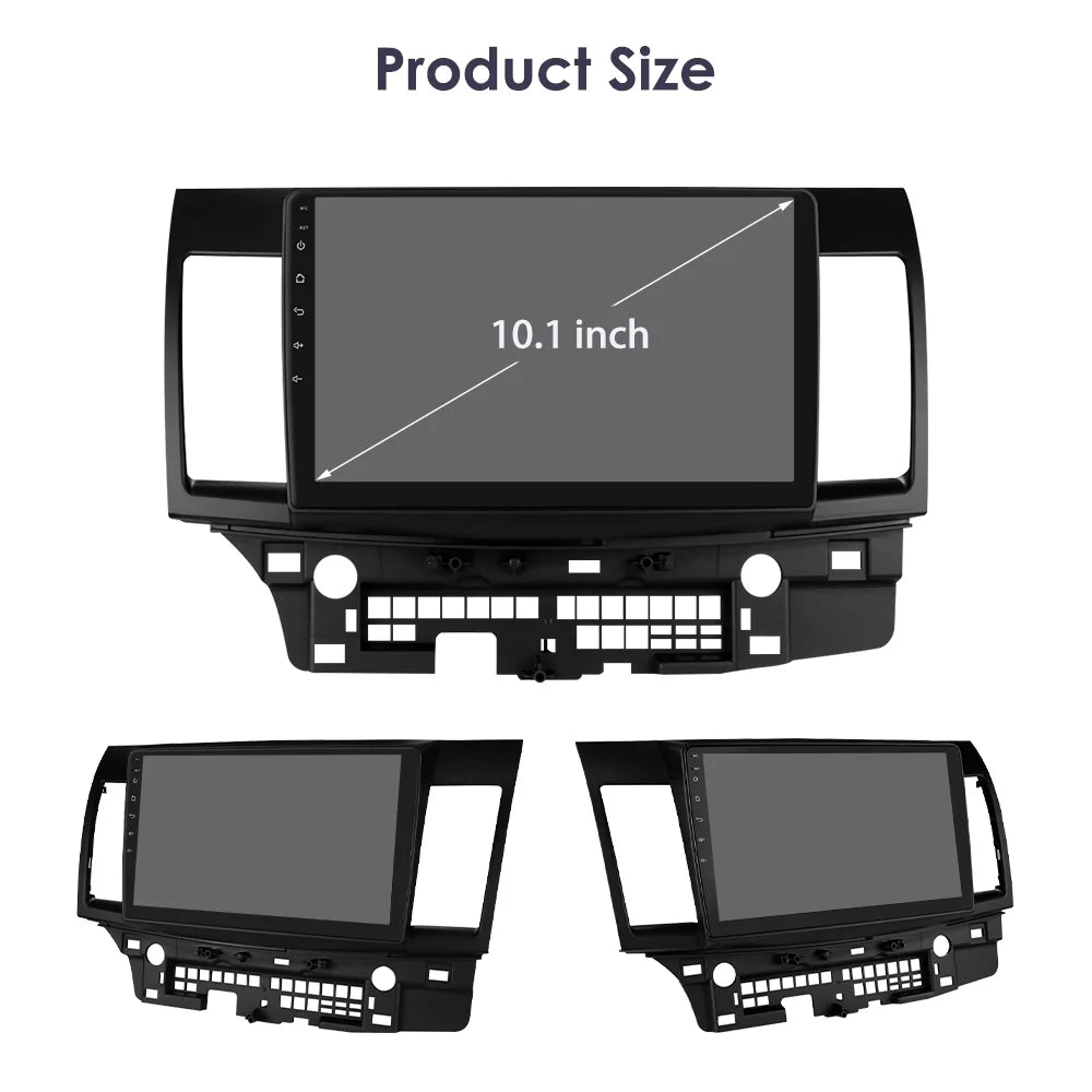 10.1" Android 12 GPS Navigation 2+32GB Car Stereo Radio Head Unit Carplay For Mitsubishi Lancer 2007-2012 - Exclusive Design