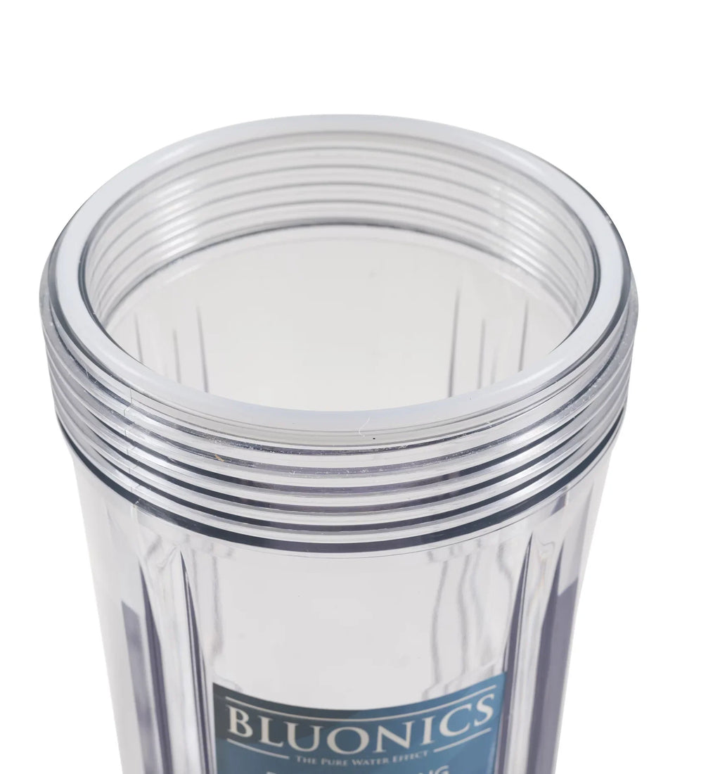Stylish Two 4.5 x 10" Big Blue Whole House Sediment & Carbon Water Filters