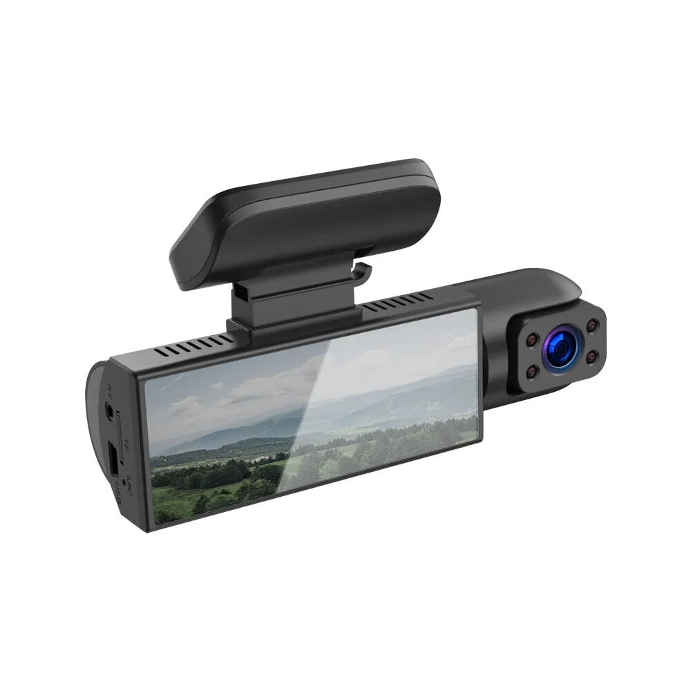 JLLOM Car DVR Dash Cam with Dual Lens Front and Inside Camera - 1080P - Exclusive Design