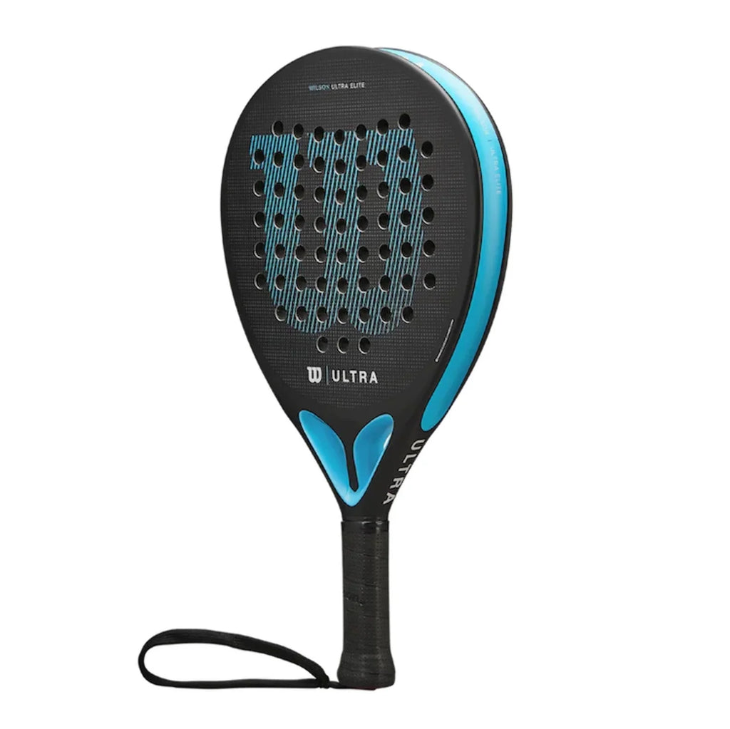 Stylish Wilson Ultra Elite V2 Padel Racquet Black and Blue ( )
