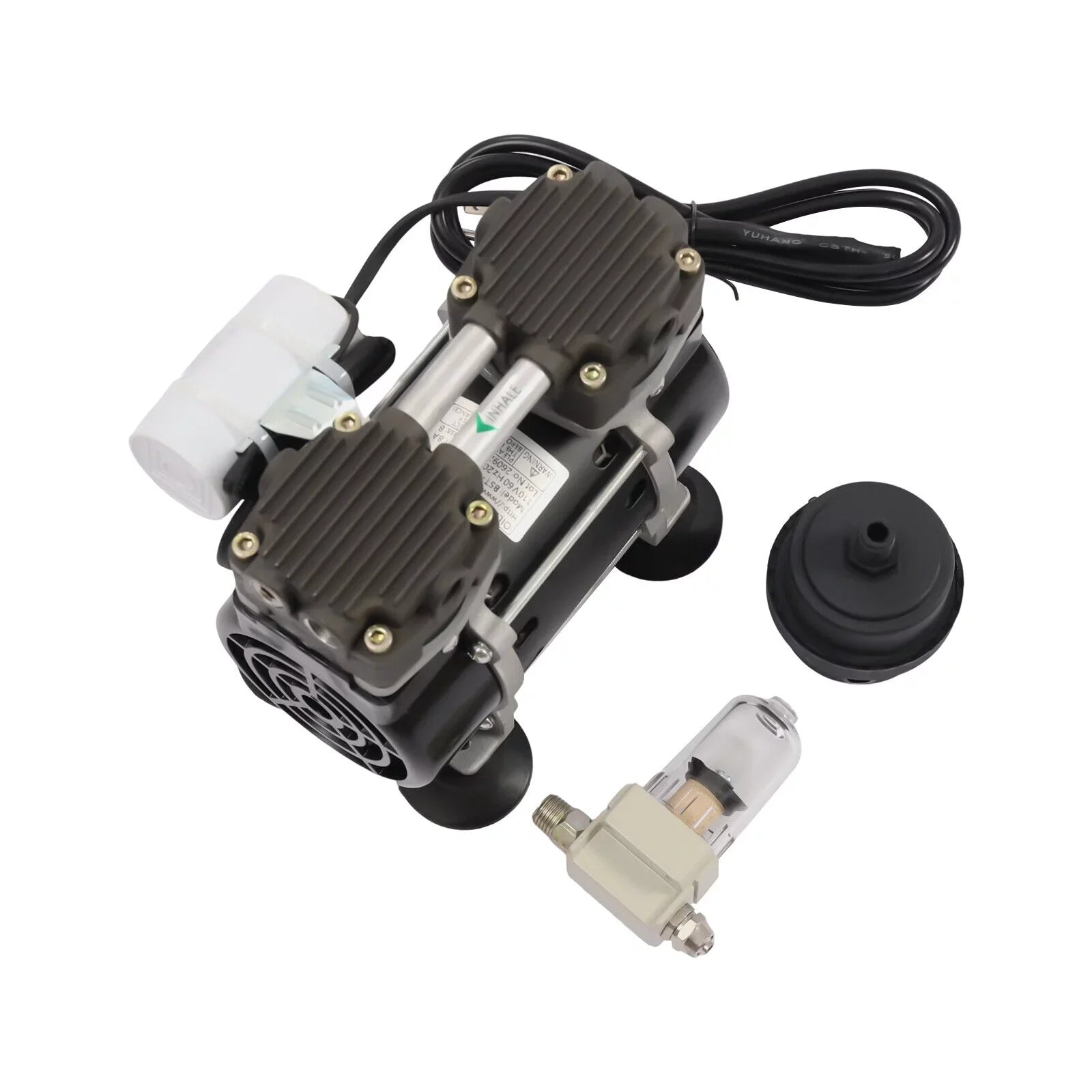 95kpa Industrial Oilless Diaphragm Vacuum Pump Oil Free Vacuum Pump+Air Filter - Exclusive Design