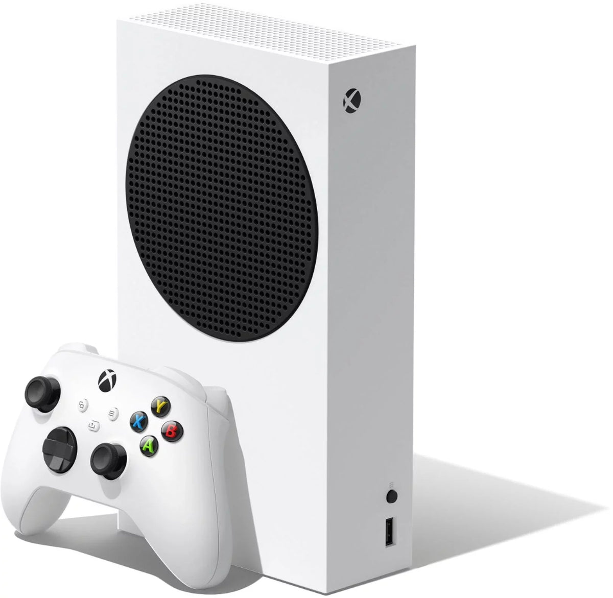 Stylish Xbox Series S 512GB Console with CHARGEDOCK Dual Charge Base Bundle