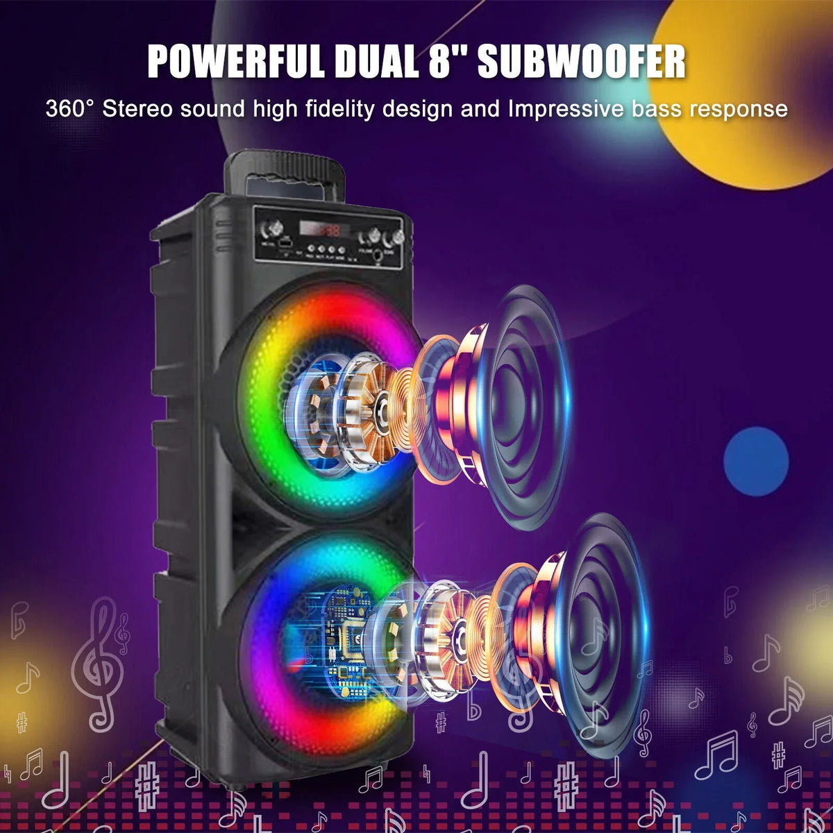 '-FM/AUX/MP3/USB Equipment