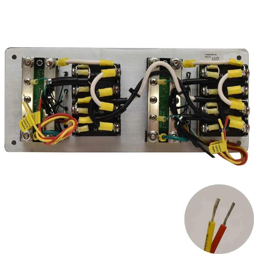 Stylish Blue Sea Boat Power Distribution Panel 8598 | 230V AC Source Selector