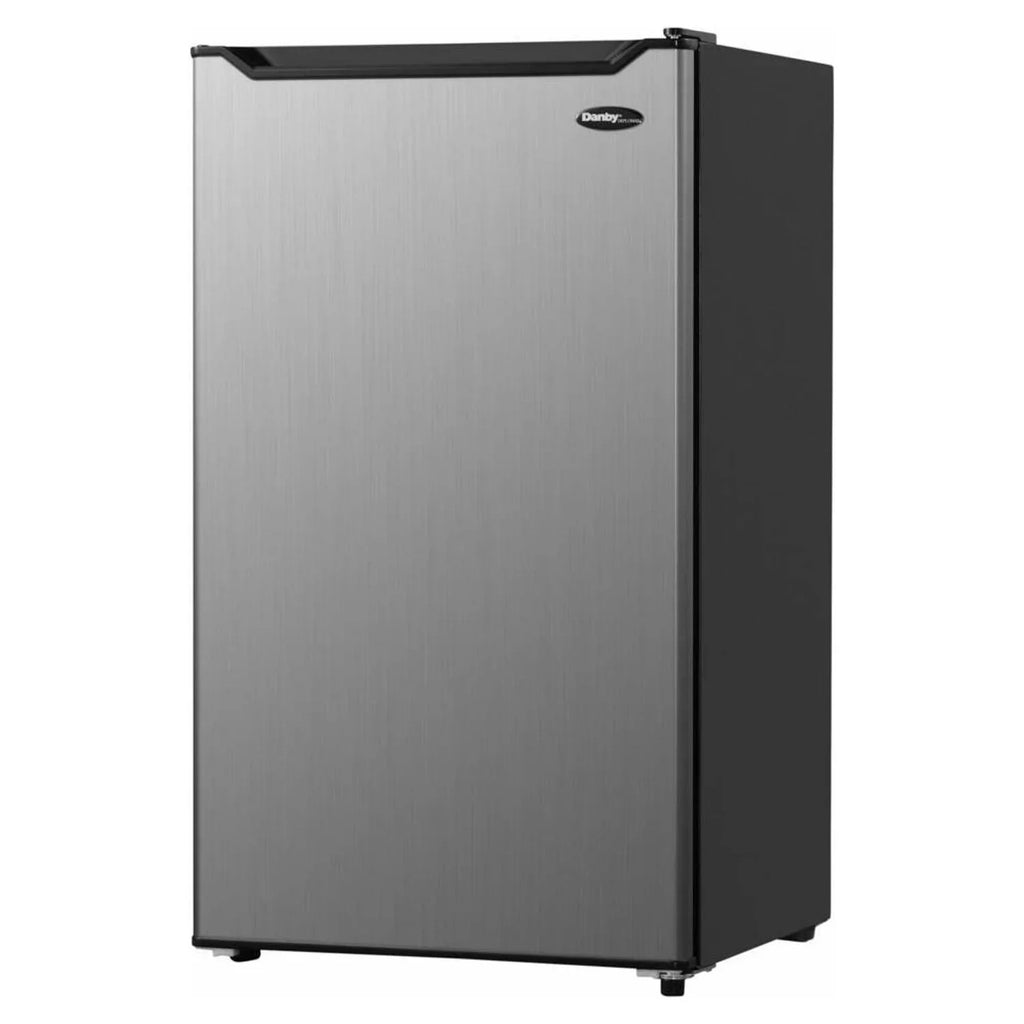 Stylish Danby DAR032B2SLM 3.2 cu. ft. Compact Refrigerator - Stainless Steel