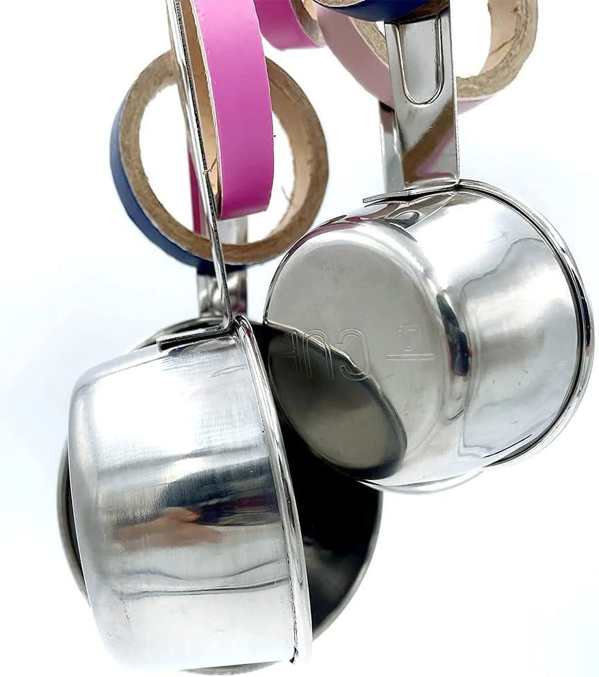 Stylish GILYGI Durable Bird Parrots Pots and Bagel Toys, Pullable Stainless Steel Cup and Cardboard Ring Toys for Amazons Mini Macaws African Greys Cockatoos Eclectus