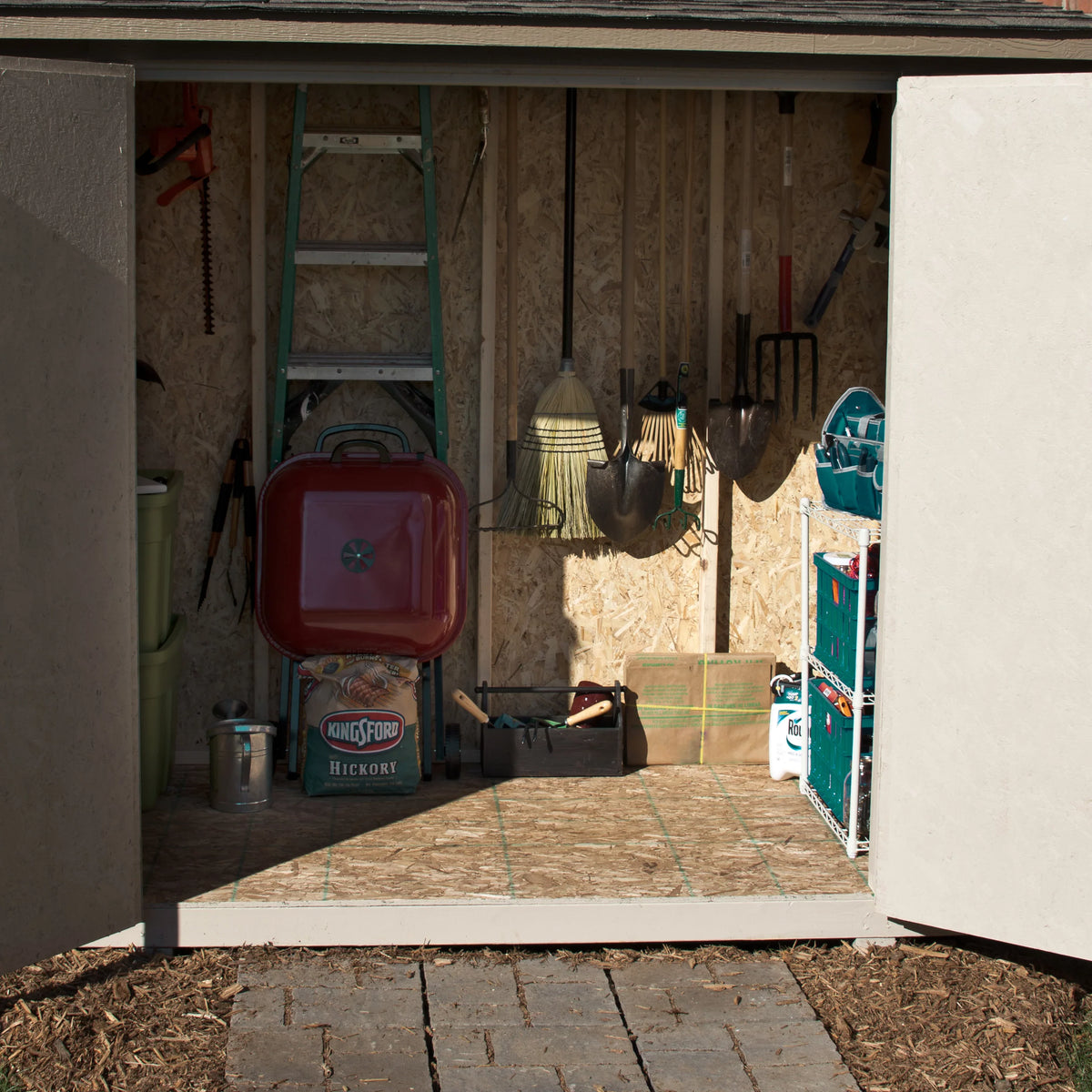 Handy Home Products Fremont 4 ft. x 8 ft. Lean-To Storage Shed - Exclusive Design