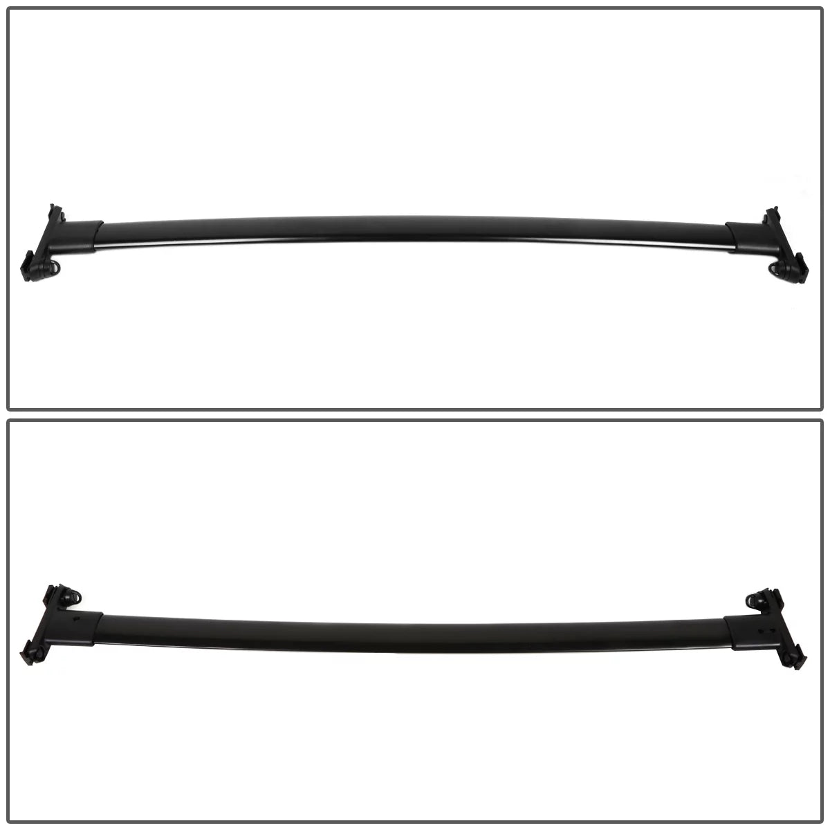 DNA Motoring RR-FEX11 For 2011 to 2015 Ford Explorer Pair Aluminum OE Style Roof Rack Top Crossbars (Black Coated) - Exclusive Design
