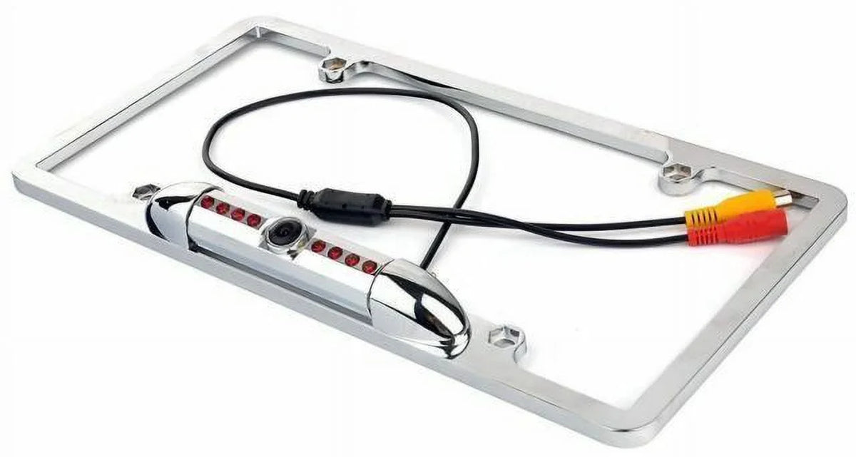 FOR KENWOOD DDX-419 DDX419 NIGHT VISION COLOR REAR VIEW CAMERA SILVER FRAME