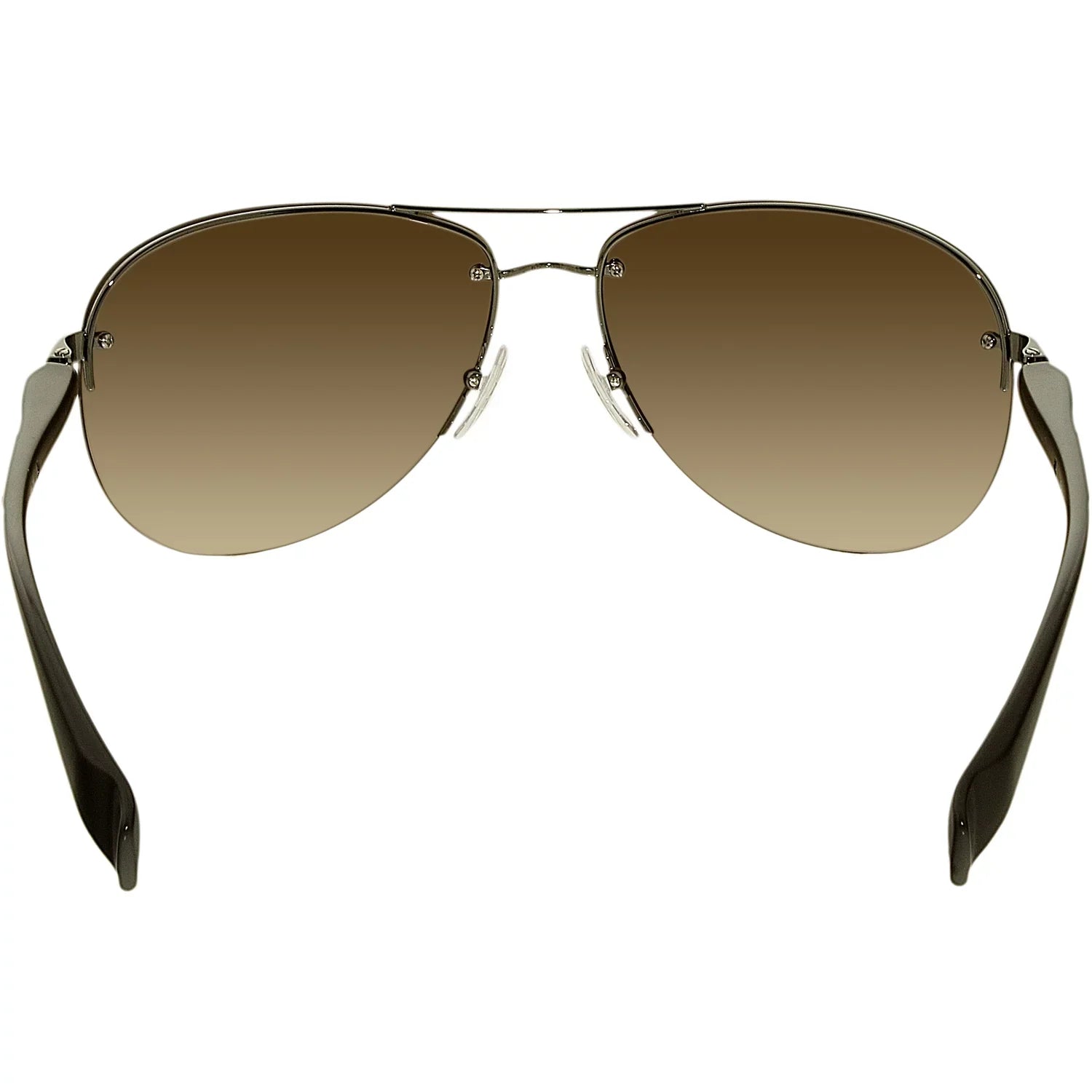 Prada Men's Gradient Linea Rossa PS56MS-5AV6S1-65 Brown Aviator Sunglasses - Exclusive Design