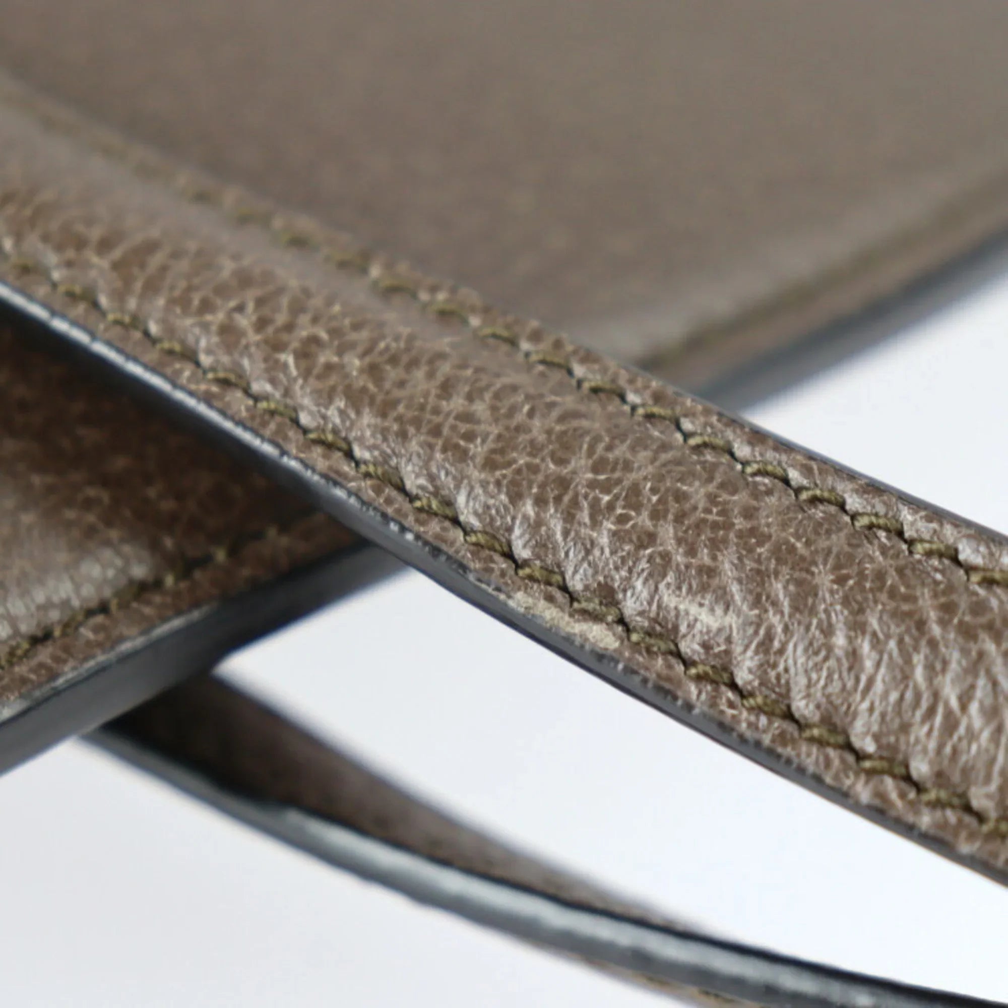 Pre-Owned GUCCI Gucci Totem Sherry Handbag 505342 Leather Rhinestone Brown 2WAY Shoulder Bag Butterfly Motif (Good)