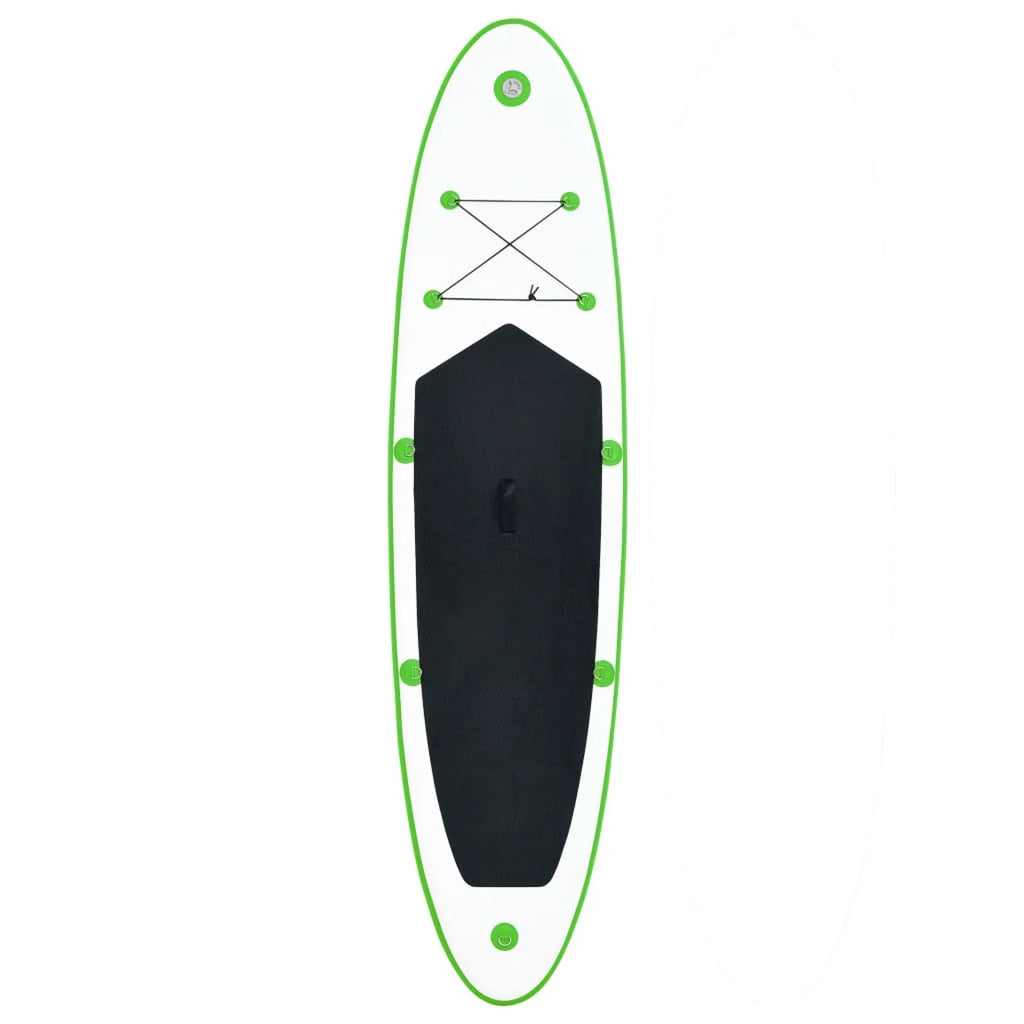 Walmeck Inflatable Paddleboard Set Green and White - Exclusive Design