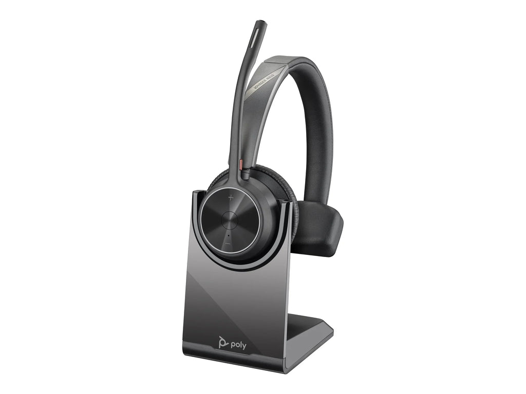 Poly Voyager 4310 USB-AHeadset + BT700 dongle TAA - Google Assistant, Siri - Mono - USB Type A - Wired/Wireless - Bluetooth - 164 ft - 20 Hz - 20 kHz - On-ear, Over-the-head - Monaural - Supra-aura... - Exclusive Design