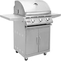 Stylish Summerset Sizzler Series Gas Grill On Cart, 26-Inch, Liquid Propane