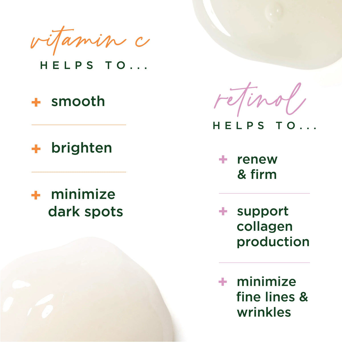 Tree of Life Vitamin C Serum and Retinol Serum for Brightening and Firming, Turn Back Time Facial Serum Combo Pack; 2 Count x 1 Fl Oz