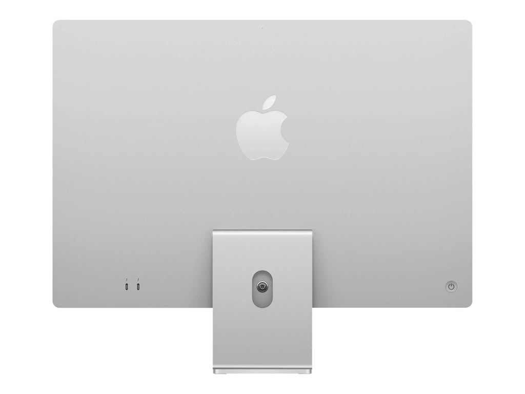 Apple iMac with 4.5K Retina display - All-in-one - M1 - RAM 8 GB - SSD 256 GB - M1 7- GPU - WLAN: Bluetooth 5.0, 802.11a/b/g/n/ac/ax - macOS Monterey 12.0 - monitor: LED 24" 4480 x 2520 (4.5K) - keyboard: US - silver