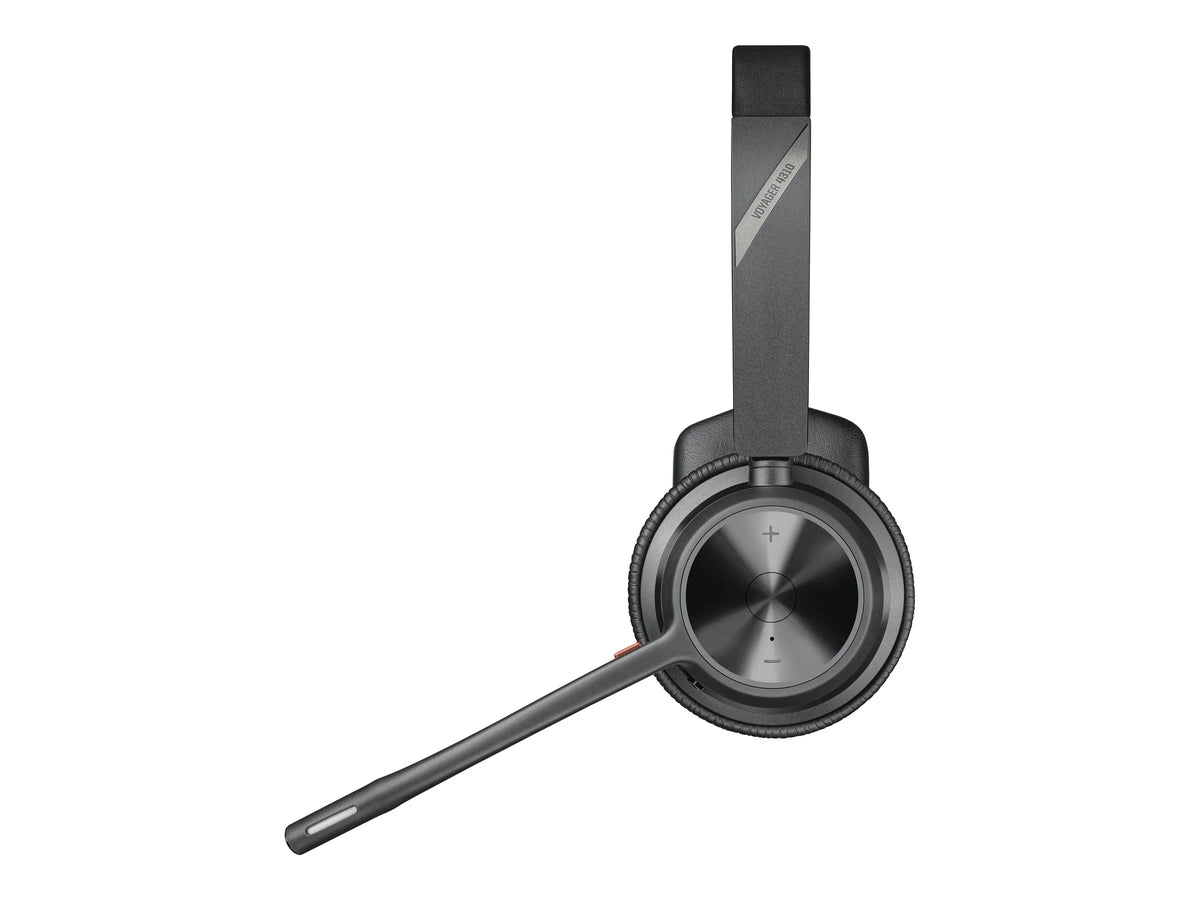 Poly Voyager 4310 USB-AHeadset + BT700 dongle TAA - Google Assistant, Siri - Mono - USB Type A - Wired/Wireless - Bluetooth - 164 ft - 20 Hz - 20 kHz - On-ear, Over-the-head - Monaural - Supra-aura... - Exclusive Design