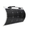 Stylish Renogy Flexible Solar Panel 50 Watt 12 Volt Monocrystalline Flexible Bendable Mono Off-Grid Charger for Marine RV Cabin Van Car Uneven Surfaces