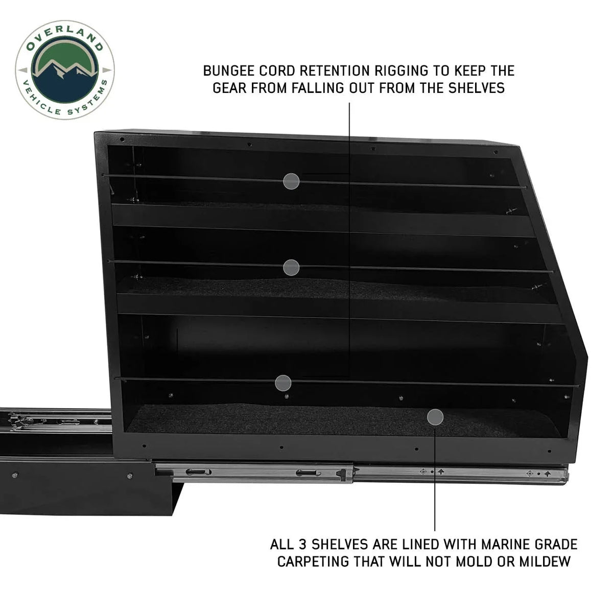 OVS CP Duty Highline Slide Out Glamping Storage System 21010503