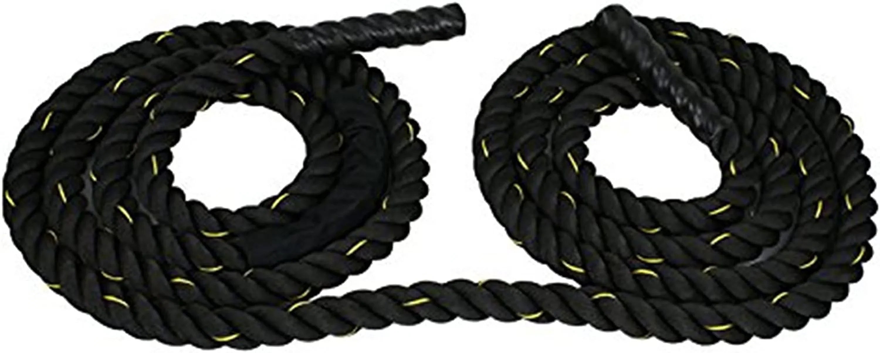 Stylish 1.5" Diameter Poly Dacron 30FT Battle Rope Workout Fitness Exercise Strength Training Ropes Indoor Home
