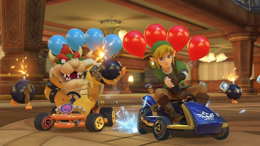 Mario Kart 8 Deluxe Game and Game Caddy