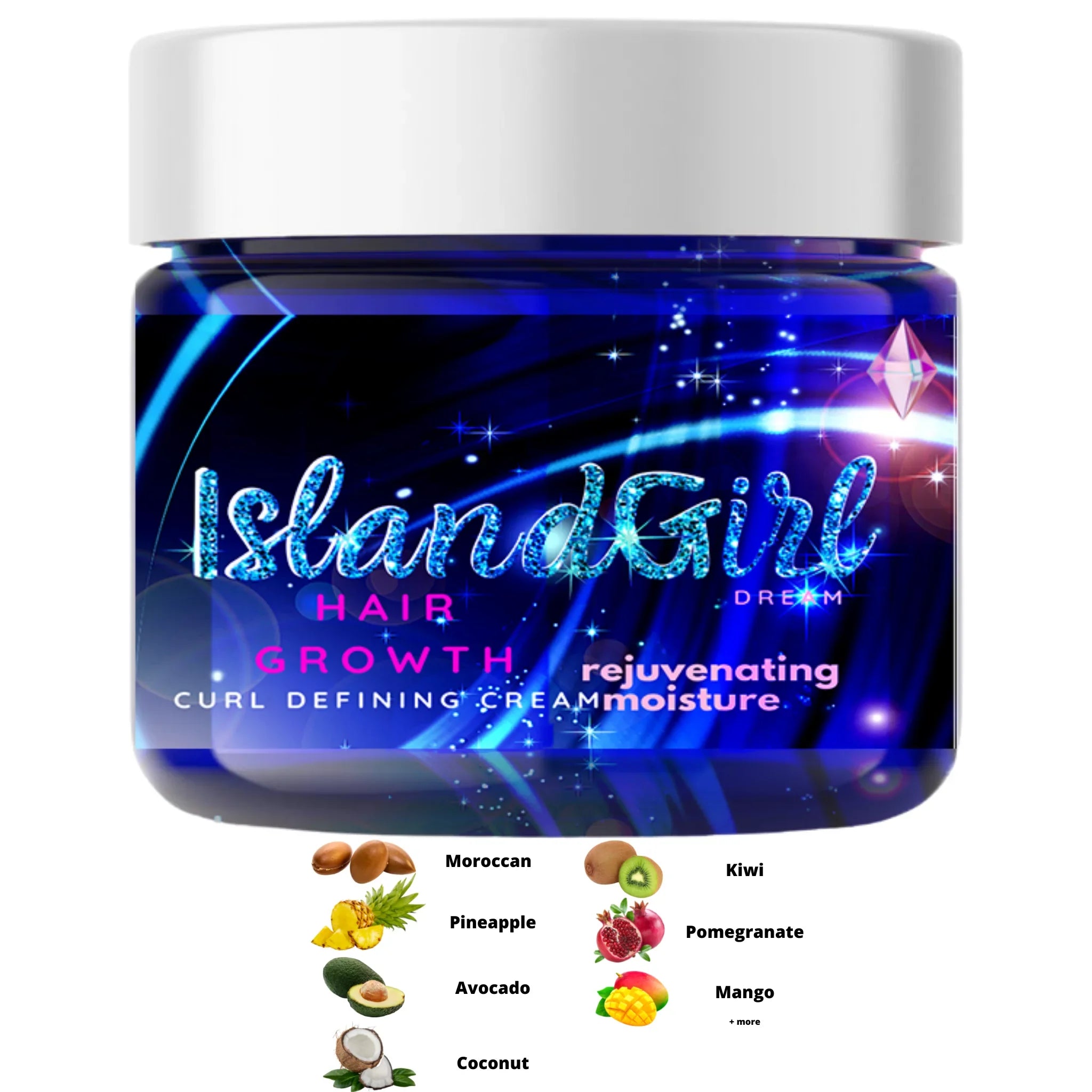 Rejuvenate my Moisture Curl Defining Hair Growth Cream - IslandGirl Dream - Exclusive Design