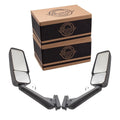 Brock Replacement Driver and Passenger Set Manual Side View Door Mirrors Compatible with 2003-2009 Kodiak Topkick Truck 25886110 - Exclusive Design
