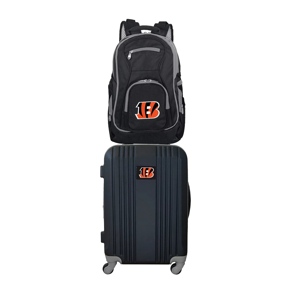 Stylish NFL Cincinnati Bengals 2-Piece Luggage and Backpack Set