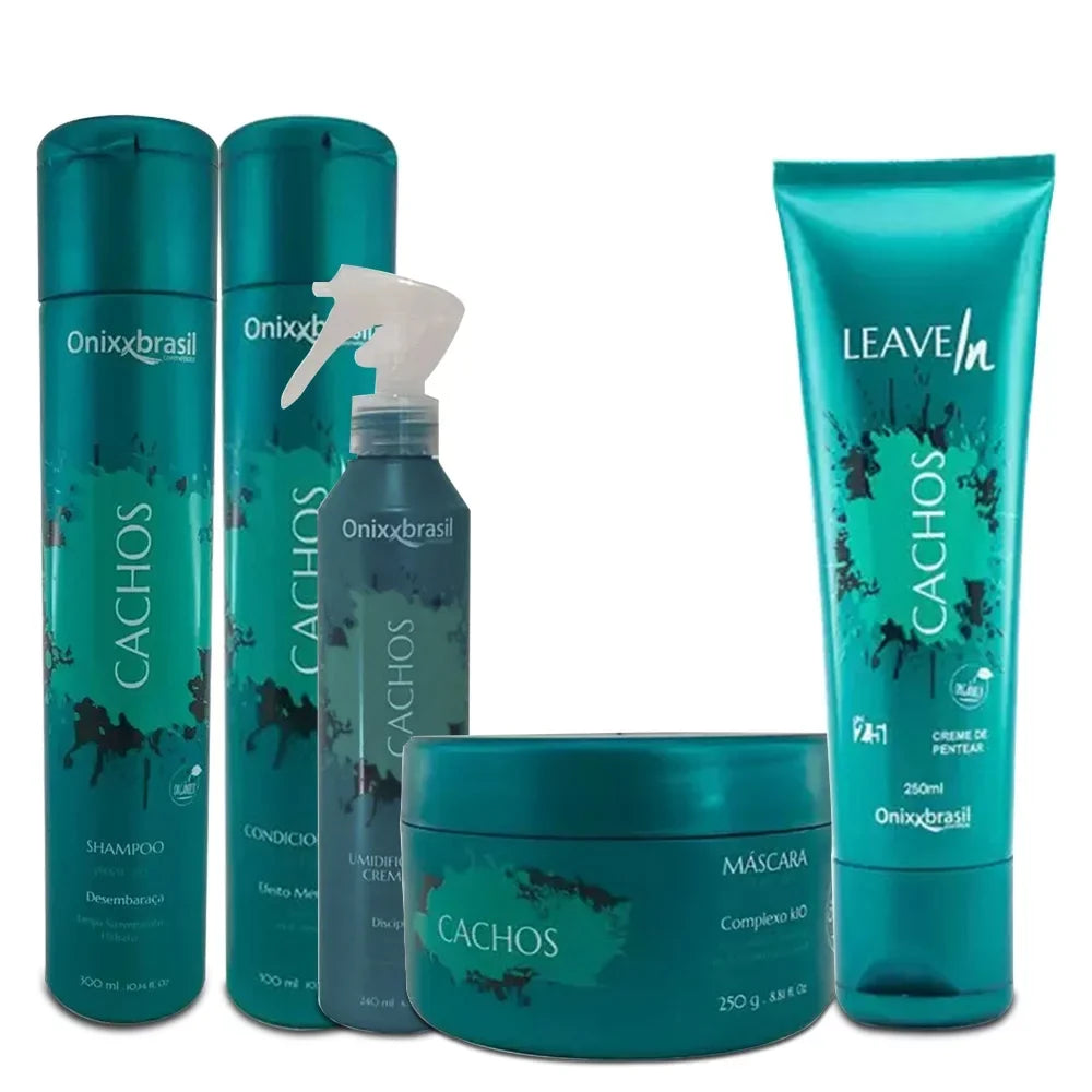 Onixx Professional Curls Kit Conditioner Mask Leave-In Fluid - Exclusive Design