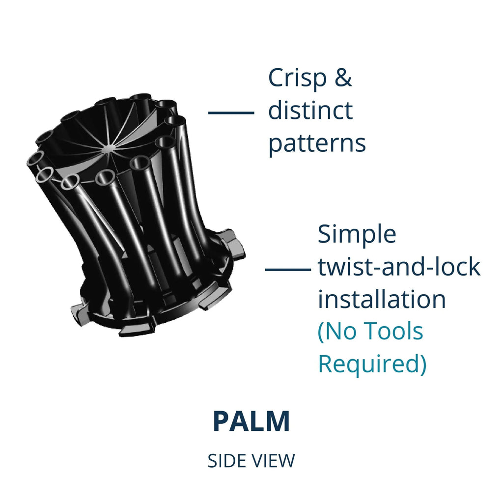 Kasco J Series 2 , 3 , 5 & 7-1/2 Palm Premium Fountain Nozzles Only (Fountain not Included)