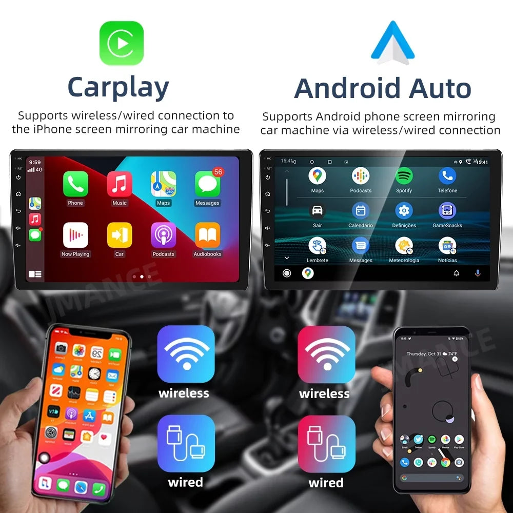 For Ford Mustang 2010-2014 10.1" Android 11 Car Radio Stereo Carplay GPS Navi 2G+32G