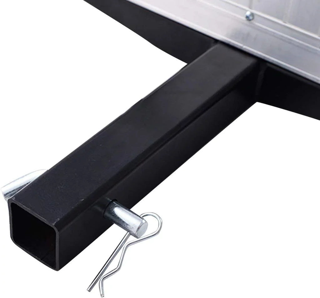 Stylish Hitch Cargo Carrier, Aluminum Trailer Hitch Cargo Carrier Fits 2â Receiver, 60â x 22â x 7â Mount Luggage Rack, Vehicle Cargo Basket for SUV, Truck, Car, 500LBS Capacity