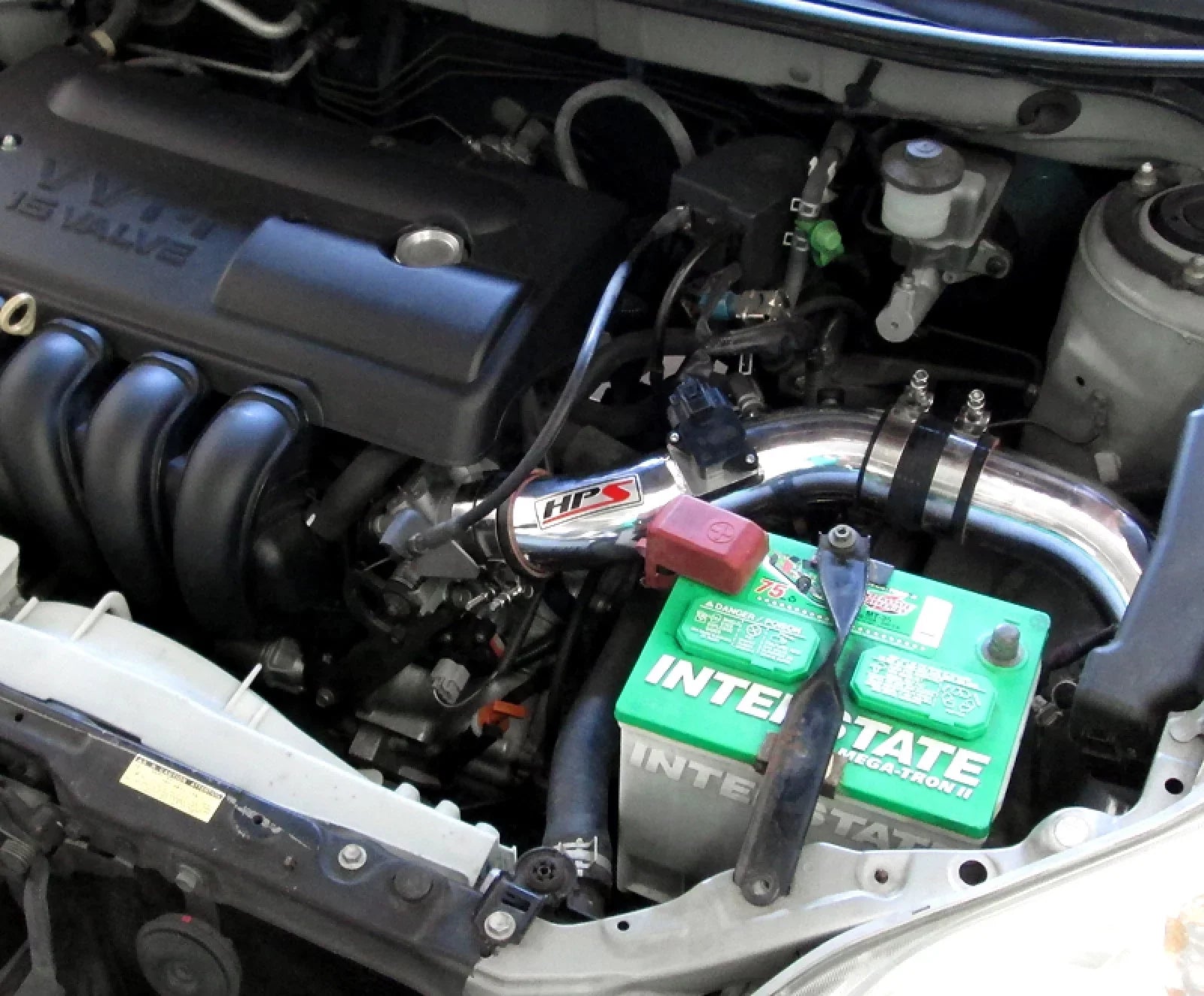Stylish HPS Polish Cold Air Intake Kit (Converts to Shortram) Cool Long Ram CAI 837-513P