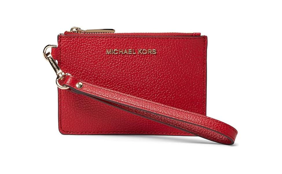 Stylish Michael Kors Jet Set Small Coin Purse - Crimson