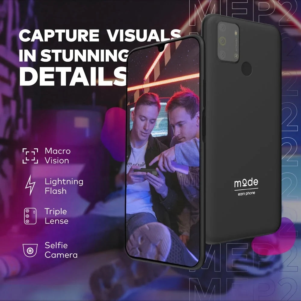 The New Mode Earn Phone, Unlocked Android Cell Phone,Smartphone 128GB, 6.52â, 13MP Camera - Exclusive Design