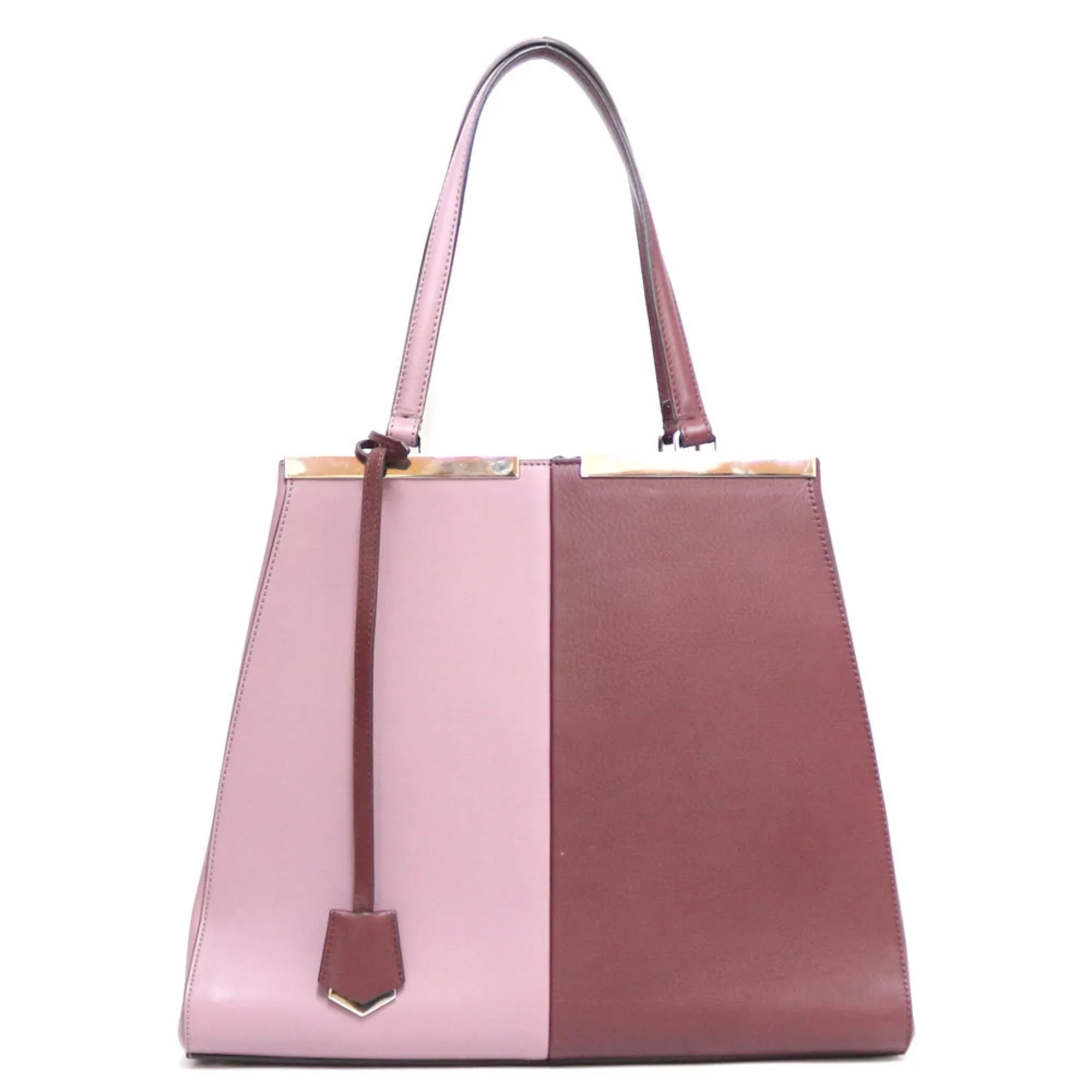 Pre-Owned FENDI Fendi Shoulder Bag Pink Women's Leather (Fair) - Exclusive Design