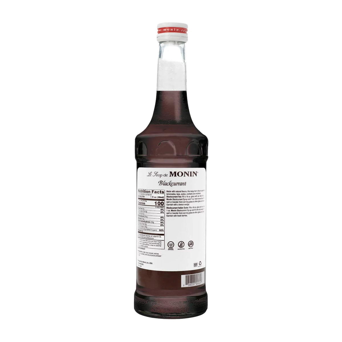 Stylish Monin Premium Gourmet Blackcurrant Syrup 750Ml Bottle (Black Currant)