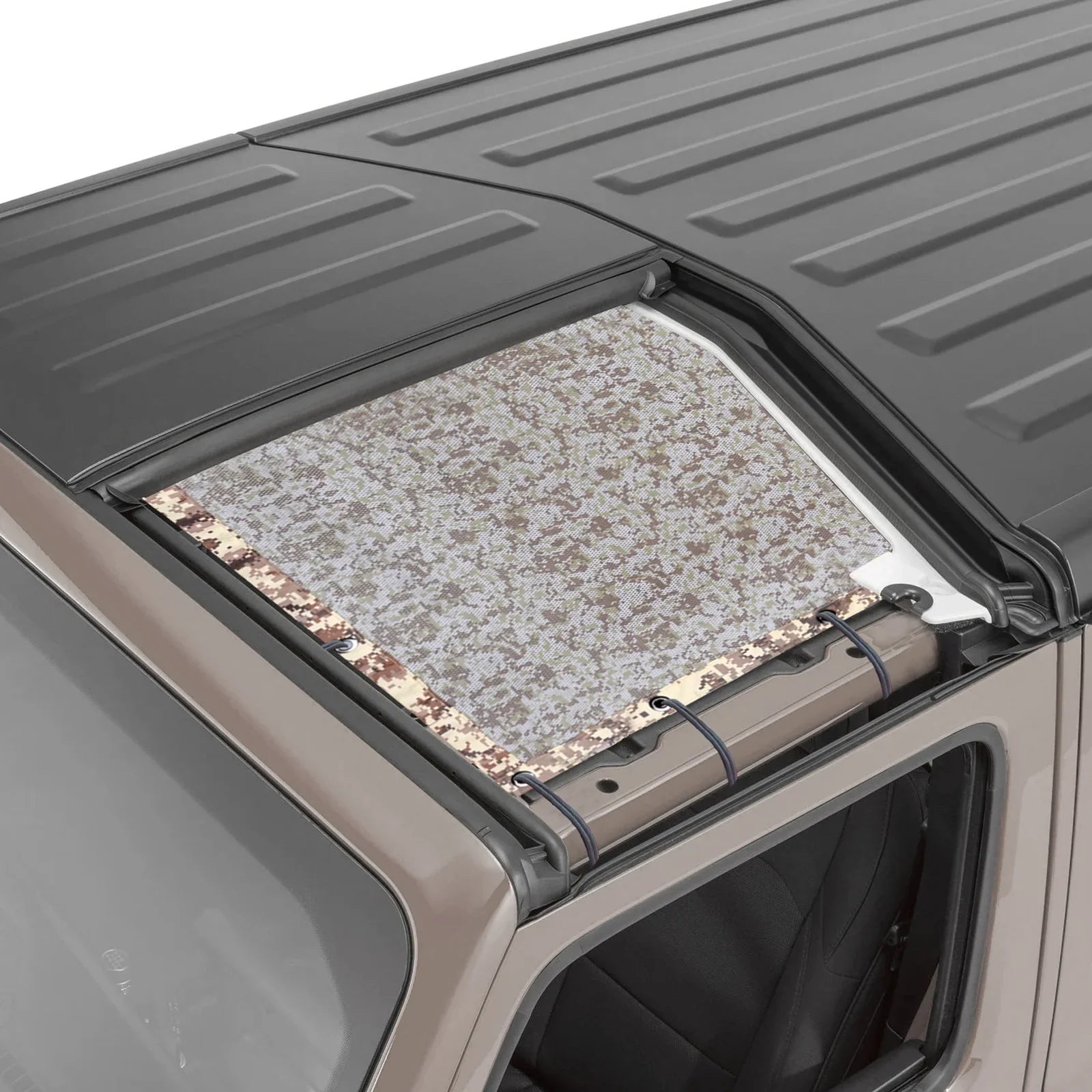 Stylish Wrangler Rear Seat Cover Cargo Net with Storage Pouch Bags Trunk Cargo Tool Organizers Backseat Soft-Shell Pet Barrier for JK JL